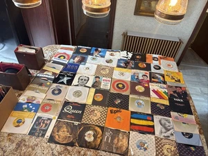 HUGE LOT 250 mostly 1970’s Rock45 RPM Records MAJORITY ARE IN VG Condition - Picture 1 of 11