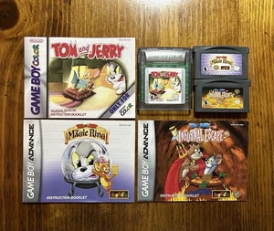 Lote Tom y Jerry - Game Boy Advance Color GBA Infurnal Escape Magic Ring Manual - Imagen 1 de 8