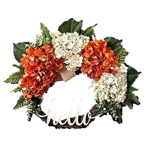 Fall Wreath, Wreath for Front Door, Hydrangea Wreath, Autumn Wreath, Wreath1370 - Picture 1 of 6