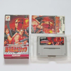 Contra Spirits Nintendo Super Famicom SFC SNES JPN Tested w/ Box and Manual - Picture 1 of 12