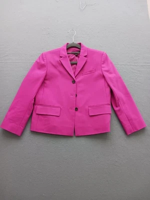 Blazer para mujer Ann Taylor talla 2 rosa clásico dos botones Foto 1 de 4
