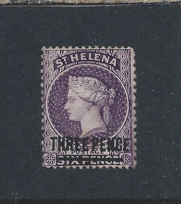 ST HELENA 1864-80 3d PÚRPURA PERF 14x121/2 COMO NUEVO SG 23 CAT 350 £ Foto 1 de 2