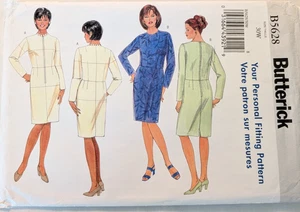 Butterick Sewing Pattern Women's DRESS Personal Fitting B5627 Plus Size 30W UC - Picture 1 of 7