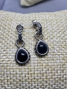 Sterling Silver Barse Quartz Earrings (35-30) - Picture 1 of 3