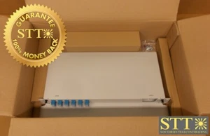 84125915 HUBERSUHNE 19" CAJA DE CONEXIONES DE FIBRA DE MONTAJE CON ADAPTADORES LC Y MANDRILES NUEVO - Imagen 1 de 3