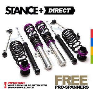 Stance Ultra Coilovers Audi A3 Hatchback 1.8 2.0 3.2 V6 Quattro 8P1 2003-2012