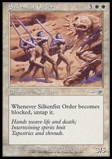 Silkenfist Order x1 1x FOIL Nemesis NM MTG