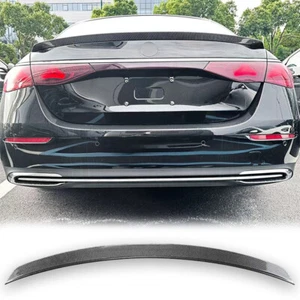 Carbon fiber Trunk Spoiler Wing AMG Style For MB E-Class W211 2003-09 - Picture 1 of 14