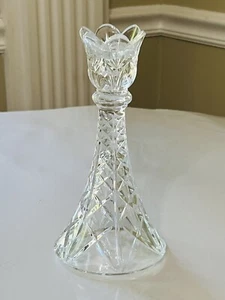 Candelabro cónico vertical y entrecruzado cristal de plomo Caroline Imperial Glass - Imagen 1 de 17