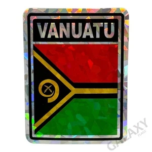 Vanuatu Sticker / Vanuatu Flag Sticker / "3 x 4" Vanuatu Sticker - Picture 1 of 1