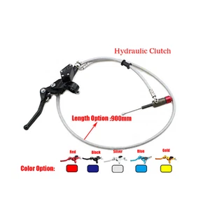 CNC Hydraulic Clutch Lever Master Cylinder Pit Dirt Bike ATV QUAD GoKart 900mm - Picture 1 of 5