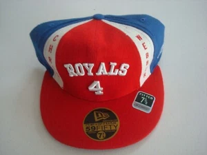 CINCINNATI ROYALS REEBOK fitted SZ 7 3/8 DEADSTOCK HAT CAP VINTAGE z1 - Picture 1 of 4