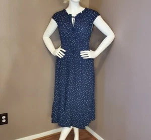 NUEVO CON ETIQUETAS TORRID Vestido midi campesino challis estampado de estrellas talla 10 - Imagen 1 de 5