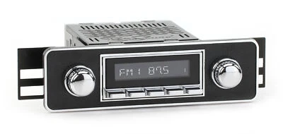Rádio retrô para 1959-70 Volvo 122S BT AUX AM/FM LAC-M1-502-06P-76PV - Imagem 1 de 4
