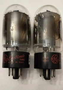 Matched LEGENDARY GE 6L6GC 1961 DD SIDE Getters Match Date Holy GRAIL Pair Nos - Picture 1 of 17