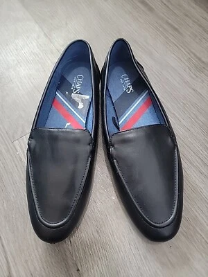 Zapatos Mocasines Planos Chaps Mujer Negros Sin Cordones Talla 9 M Informales Cómodos Puntera Almendra Foto 1 de 4