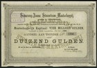 Netherlands Indies: Samarang-Joana Stoomtram-Maatschappij, 1000 gulden share,...