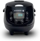 Digital Mini Rice Cooker And Steamer, Keep Warm Function & Timer - 3.5 Black