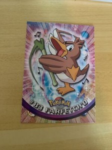 2000 Pokemon FARFETCH’D #83 [Non-Holo] Topps Blue Logo 1st Ed TV Animation NM-MT