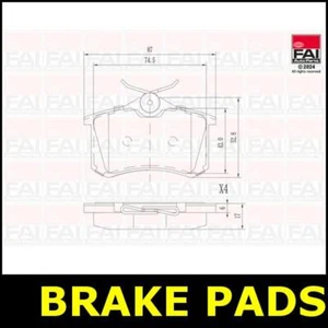 Brake Pads Rear Fits CITROEN C4 DS4 Opt2/2 1.6 5FV 9HD 9HP 9HR BHZ NC NX 001PB - Picture 1 of 3