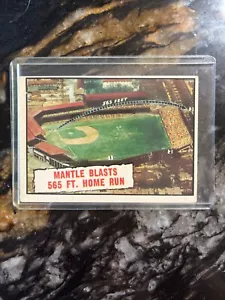 Mantles 565 foot blast homer card - Picture 1 of 2