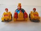 Lot of 3 Vintage 1985 McDonald Happy Meal Toy Pull Back Cars 1989 Car Pre-owned