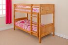 Wooden Bunk Bed Kids Childrens Single PINE,WHITE or GREY 2ft6 Shorty 3ft Single