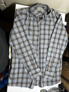 Nordstrom Mens Tall XL Smartcare Orange Long Sleeve button Down Shirt - Picture 1 of 3
