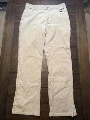 Pantalones Patagonia Mujer 12 Caqui Pana Algodón Orgánico Pierna Recta 55670SP Foto 1 de 4