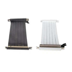 PCIE 3.0 X16 Riser Cable 180° High Speed Flexible Dual Reverse Connector GPU CB - Afbeelding 1 van 58