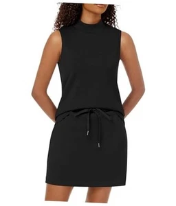 Two Piece Skirt Set for Women Sweatsuits Tennis Outfits Casual Mock Neck - Picture 1 of 7