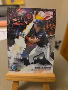 2025 Bowman Chrome Walker Jenkins #AD-13 Adios! Twins - Picture 1 of 2