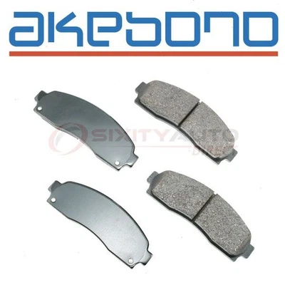 Akebono Pro-ACT Front Disc Brake Pad Set for 2003-2009 Mazda B4000 - Braking tp Foto 1 de 4