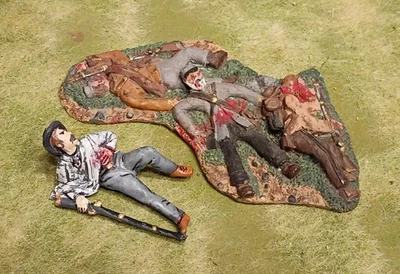 ACW 内战 Conte 转换 Rebs 塑料罕见姿势 54 毫米 适合英国 Conte — 第 1/4 张图片