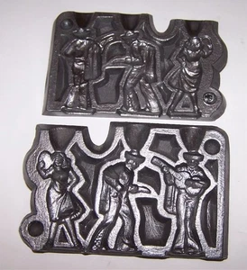 Vintage Rapaport Bros #5268 Toy Mold Mexican Mariachi's & Senorita - Picture 1 of 2