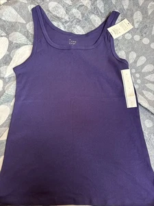Camiseta sin mangas para mujer A New Day sin costuras púrpura, talla grande - Imagen 1 de 2