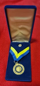 Rotary Foundation - Paul Harris Fellow - pin & collarette - boxed as shown - Foto 1 di 4