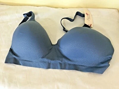 Nuevo Sujetador Secret Treasures Sin Costuras Inalámbrico Mujer Cómodo Floral Azul Muchas Tallas Foto 1 de 2