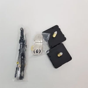 2 Hicarer Long Shaft Quartz Clock Movement Clock Parts Repair Kits Silver - Picture 1 of 8