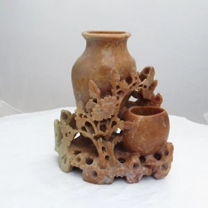 1934 alabaster stone marble quartz sculpture carved A Century of Progress piece - Picture 1 of 18