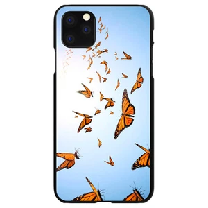 Hard Case Cover for iPhone / Samsung Galaxy Flying Monarch Butterflies - Picture 1 of 38