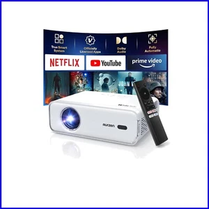 Portable EAZZE D1 Smart Projector - 1080P, WiFi, Dual 8W Speakers, Netflix-Ready - Picture 1 of 9