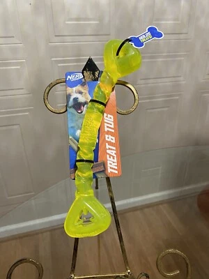 Nerf Perro Rellenable Golosina y Tirador Palo Tirador Perro Juguete Amarillo ¡¡¡NUEVO!!! "10""" Foto 1 de 4