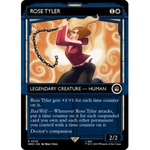 ROSE TYLER (SHOWCASE) X4 Universes Beyond: Doctor Who Magic MTG MINT CARD