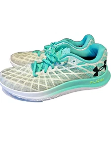 Under Armour UA Flow Velociti Wind 2 CN Running Shoes White Green Breeze - Picture 1 of 5