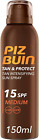 Spray solaire intensifiant Piz Buin bronzer et protéger FPS 15, 150 ml