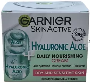 Garnier Skin Active Hyaluronic Aloe Daily Nourishing Cream 50ml - Picture 1 of 3