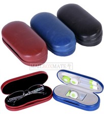 Contact Lens Case With Mirror Double Sided Travel Case 2 in 1 Hard Glasses Case