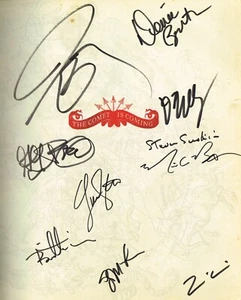 Gran Cometa de 1812 ELENCO FIRMADO Libro Josh Groban Denee Benton Dave Malloy Certificado de Autenticidad - Imagen 1 de 2