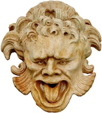 Mascherone terracotta Villa Altoviti- Terracotta Large Mask Villa Altoviti 12420